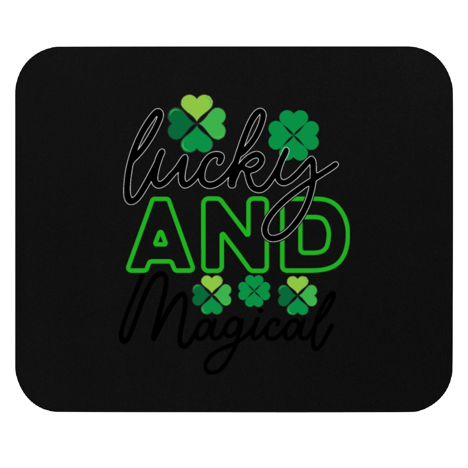 Lucky and Magical - St. Patricks Day Mouse Pads