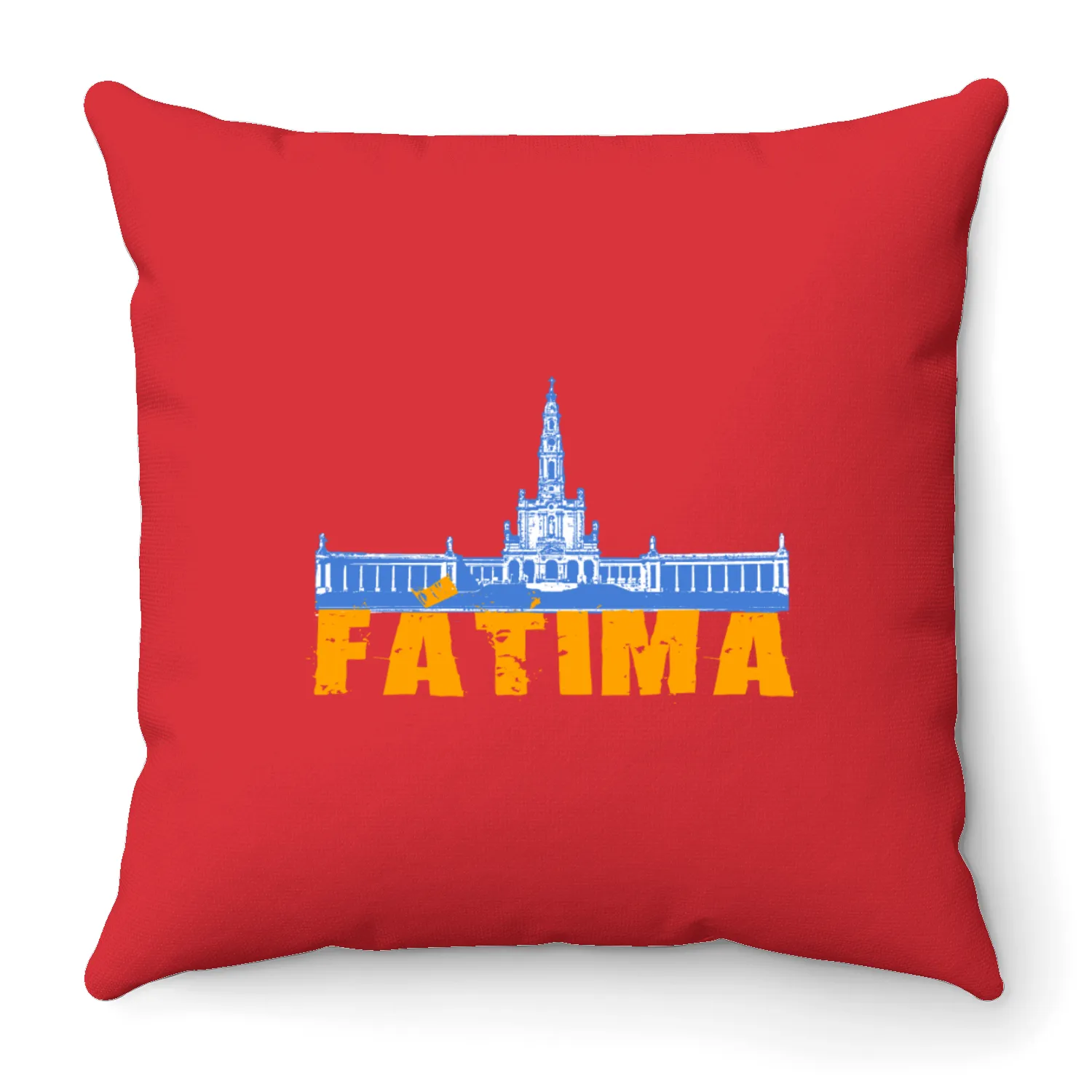Sanctuary of Fátima Throw Pillows