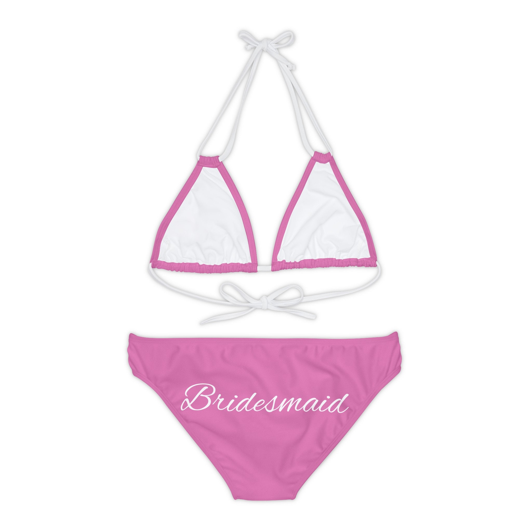 Wedding Bridal Party Matching Bridesmaid Bikini Set