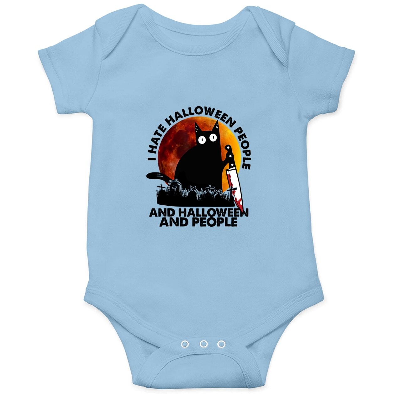 I Hate Halloween Baby Bodysuit