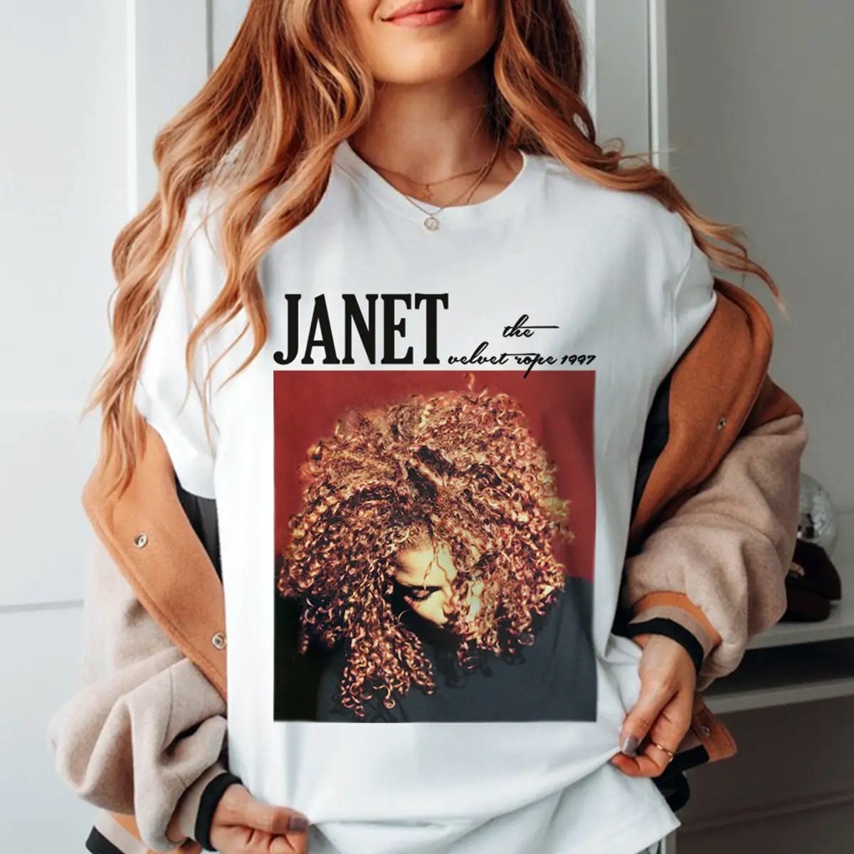 Janet Jackson Velvet Rope T Shirt, Vintage Janet Jackson Graphic Tee.