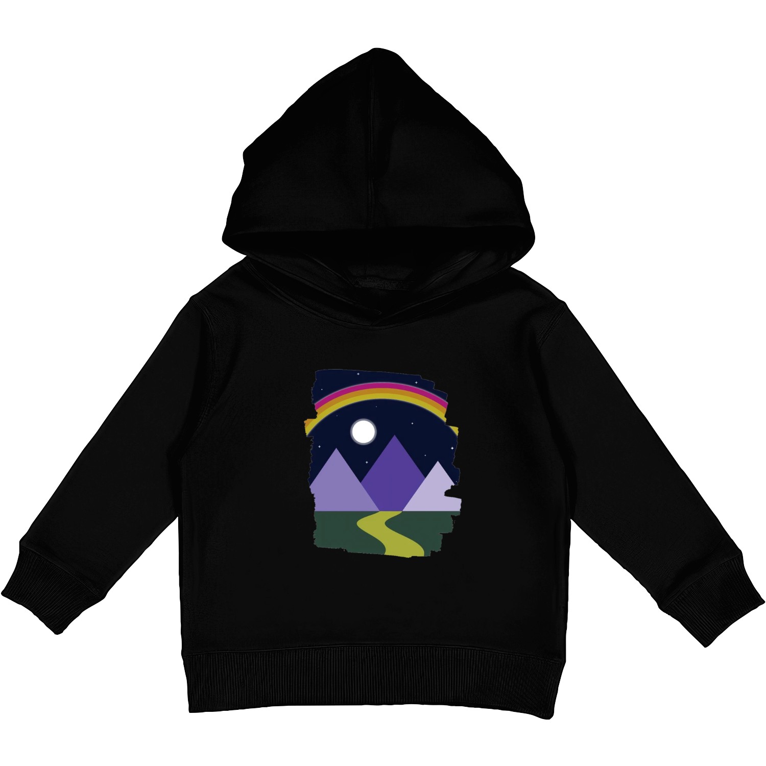 Nightscape Nature Kids Pullover Hoodies