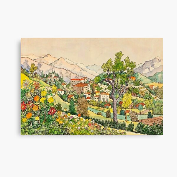 Hermann Hesse Montagnola (1933) Canvas