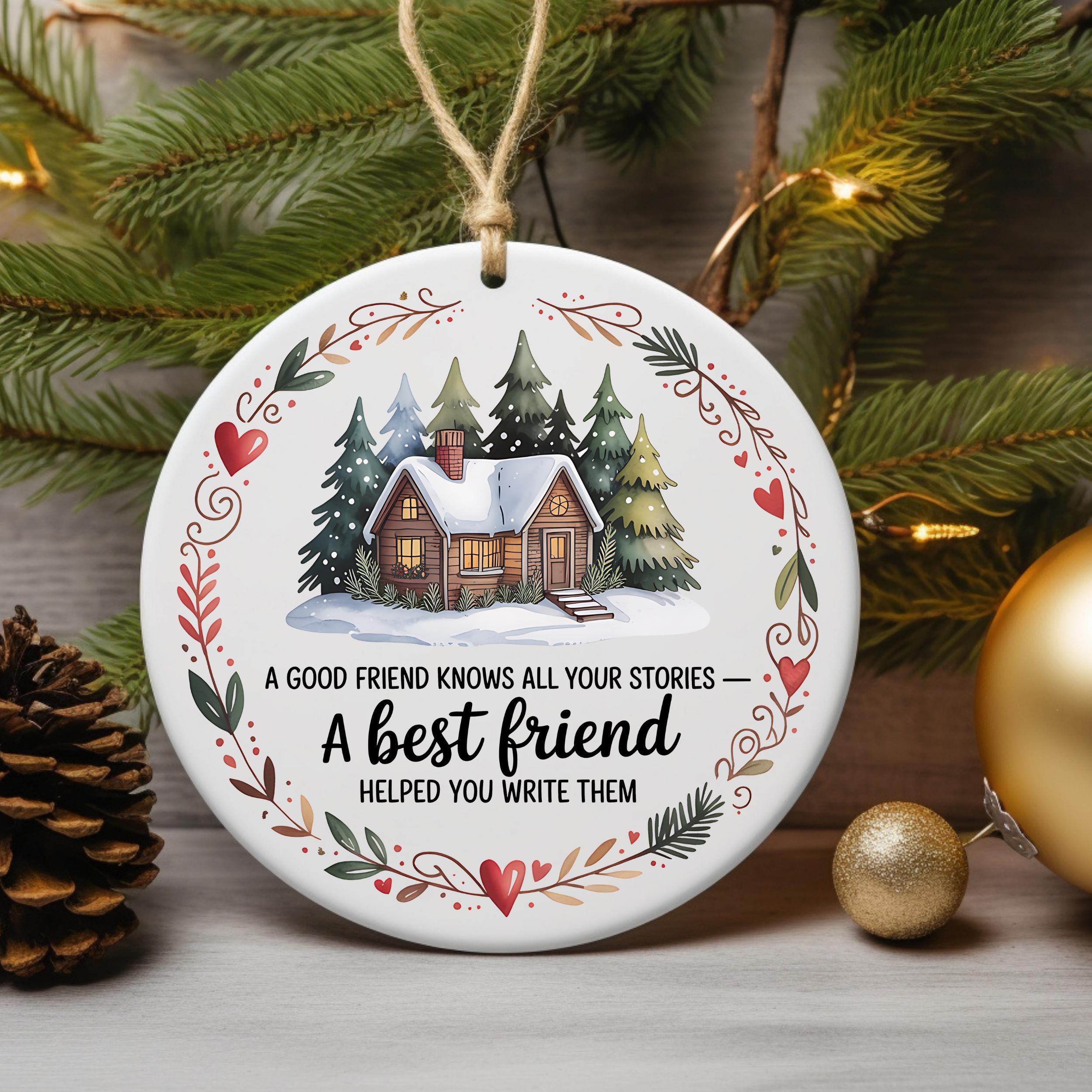 Cozy Cabin Christmas Ornament for Your Best Friend: A Special Holiday Keepsake
