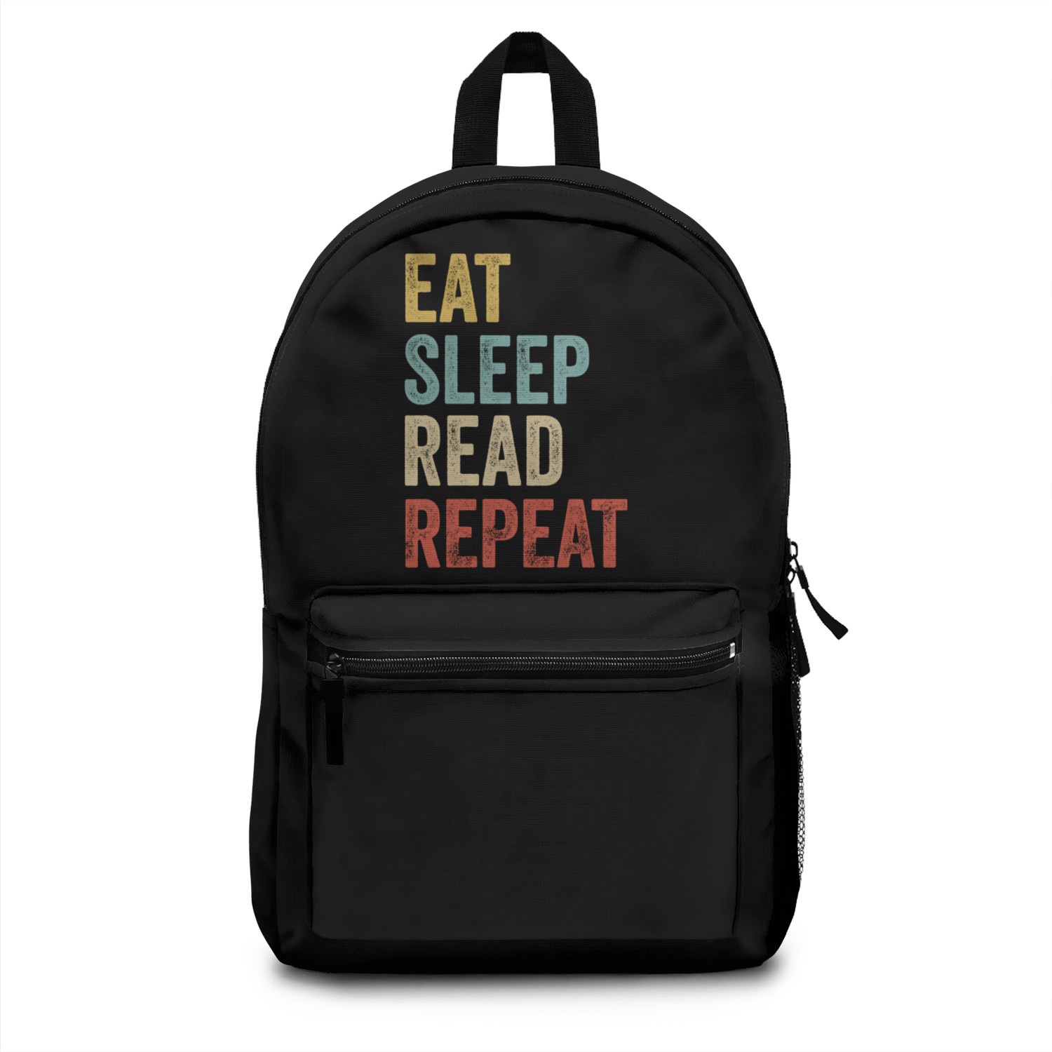 Eat Sleep Read Repeat Reading Book Backpacks