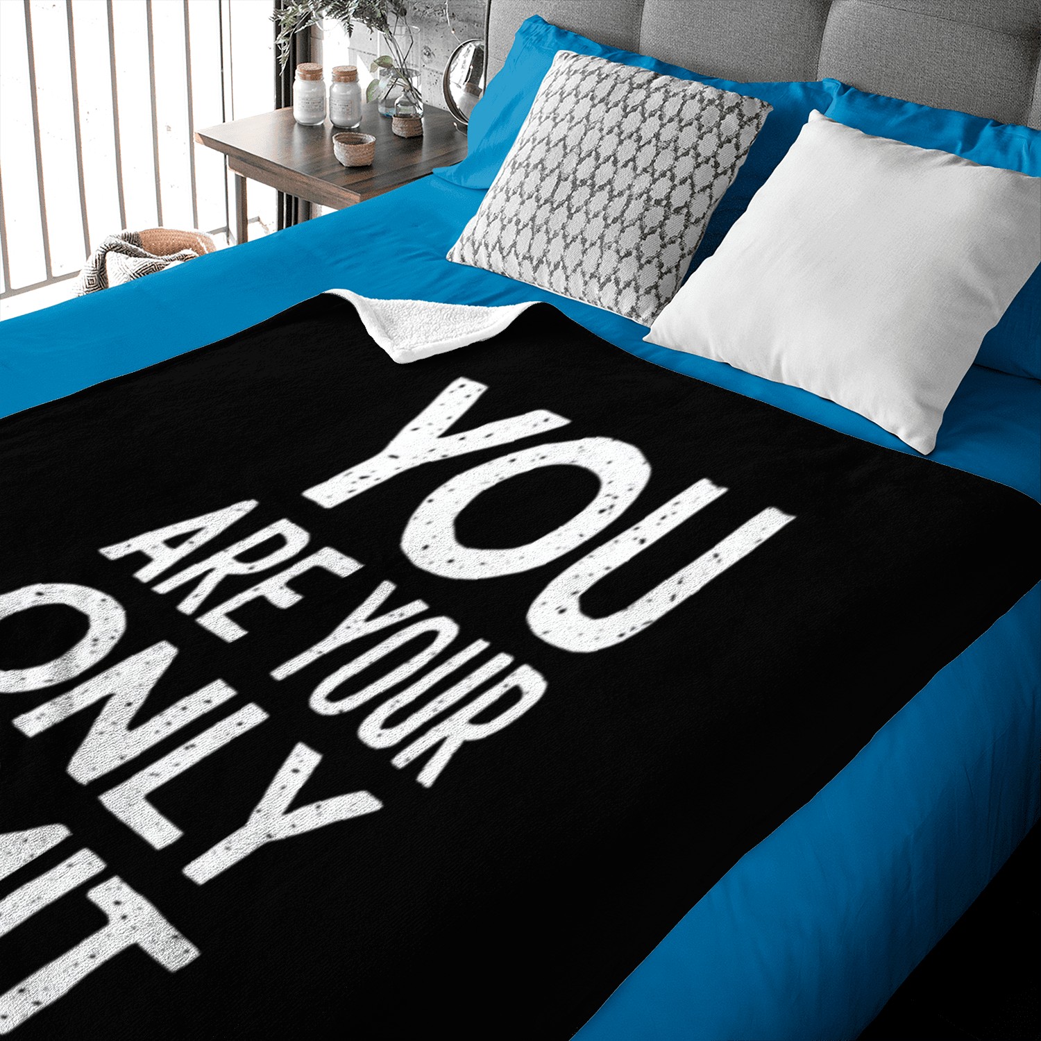You Are Your Only Limit Motivational Baby Blankets