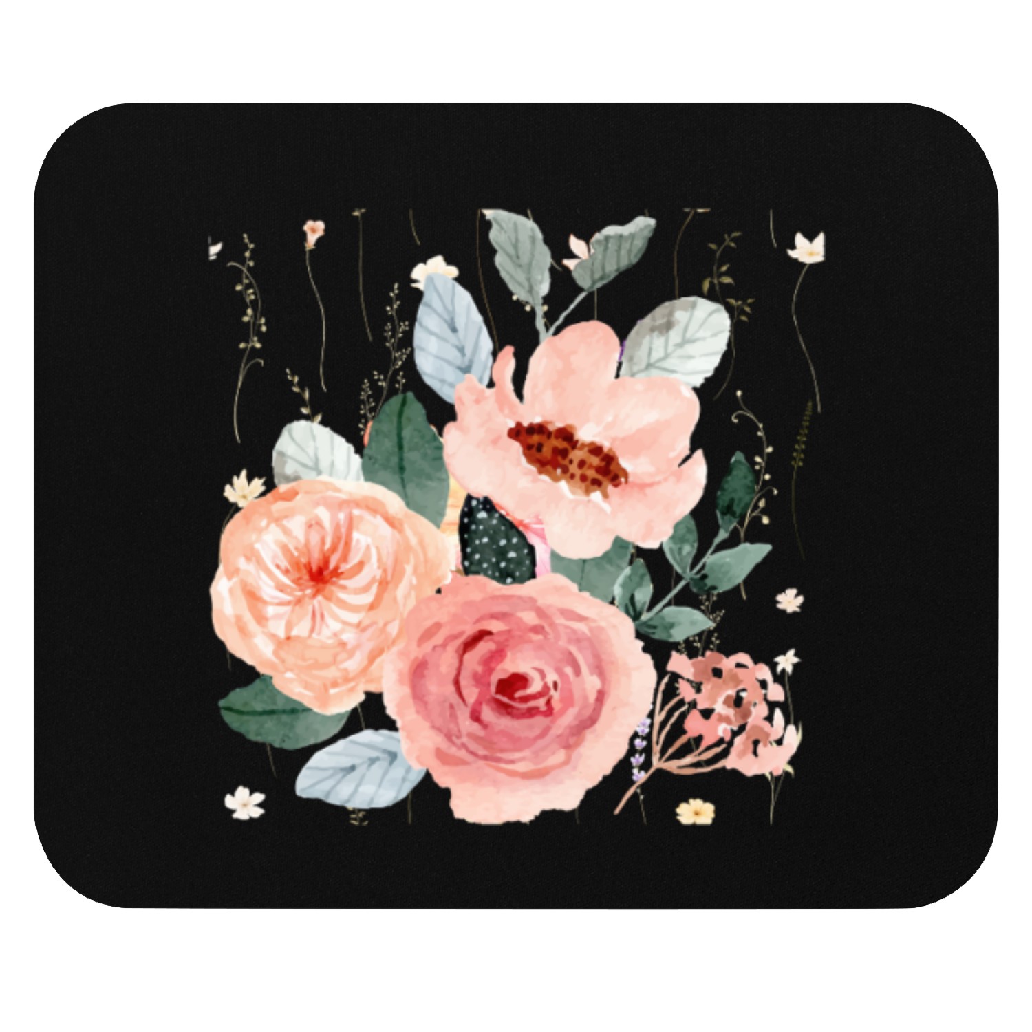 Graphic florals Mouse Pads