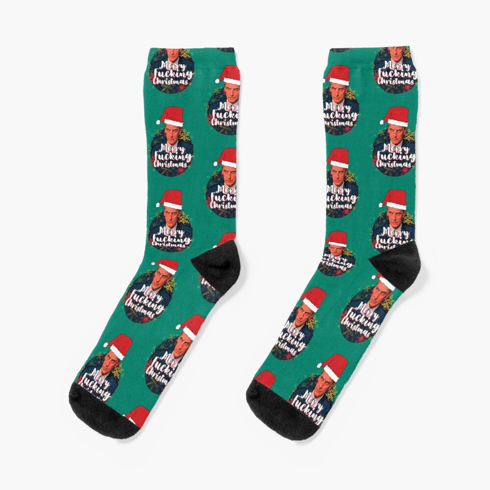 Merry F***ing Christmas (Malcome tucker) Socks