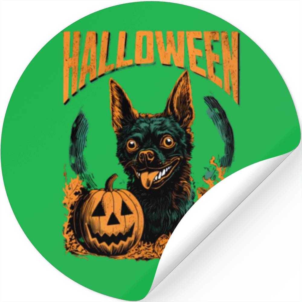 Halloween 2023 Pup Stickers