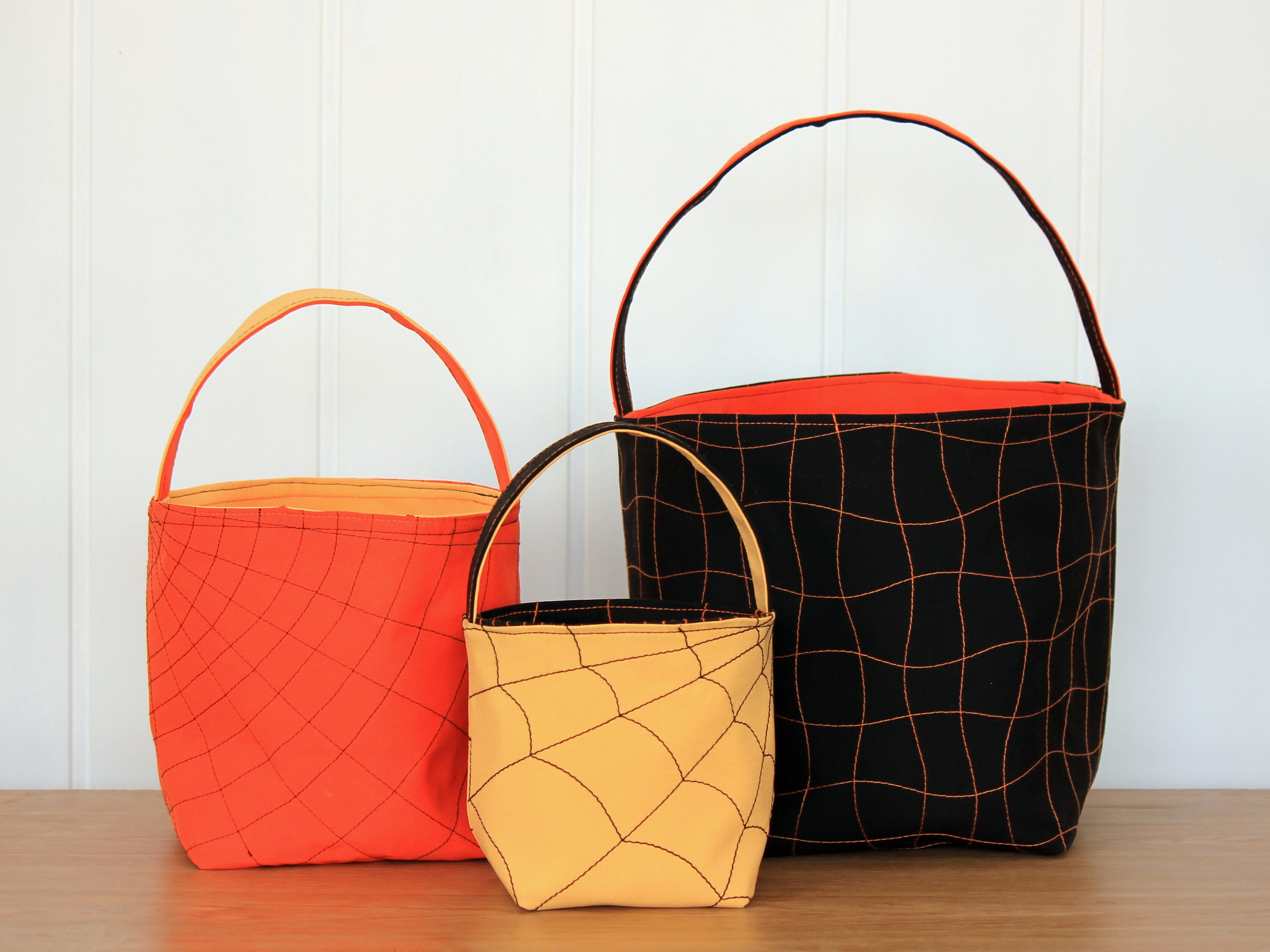 Halloween Trick or Treat Basket Sewing Pattern
