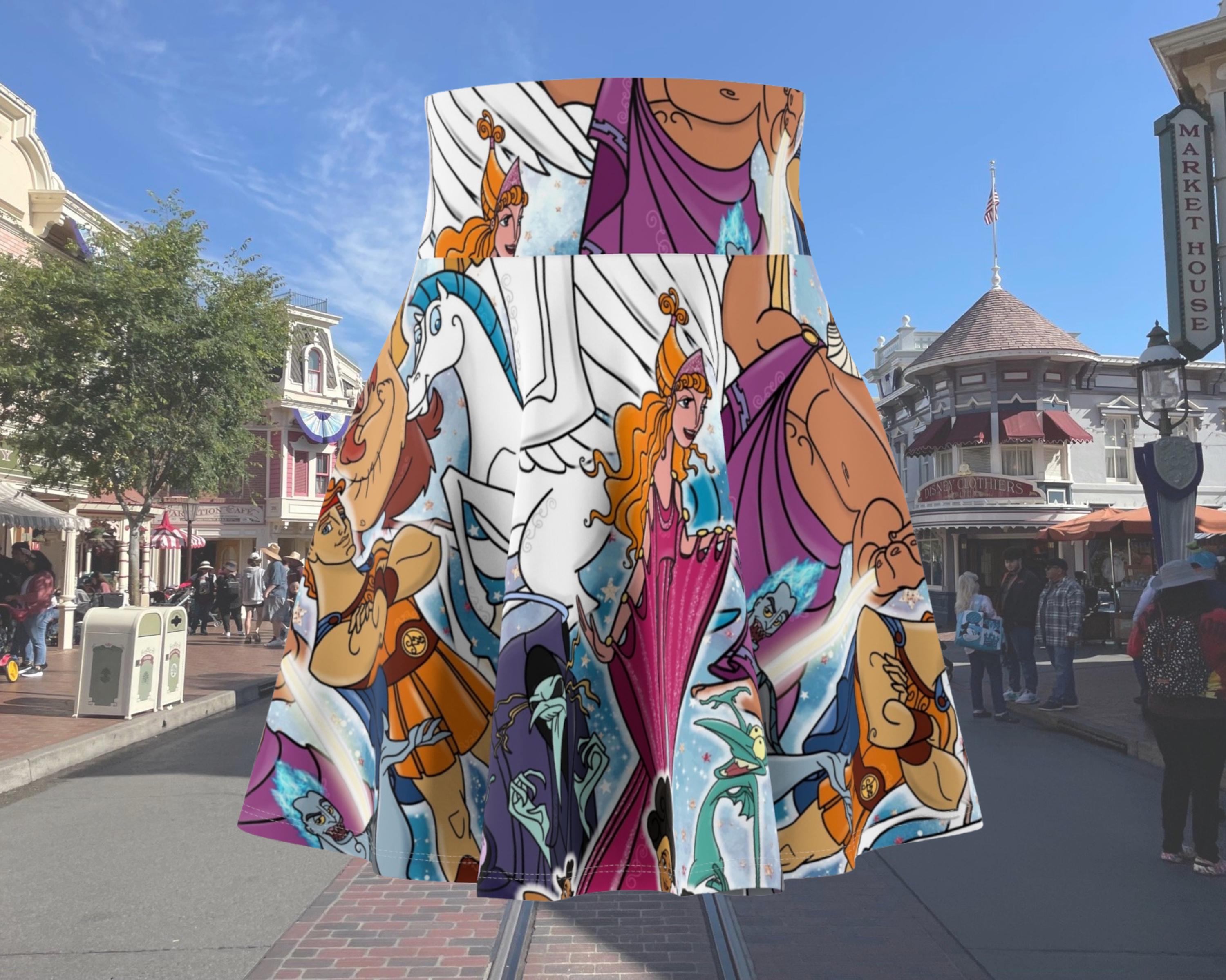 Hercules Inspired Running Skirt | Magical Running Skirt | Women's Skater Skirt