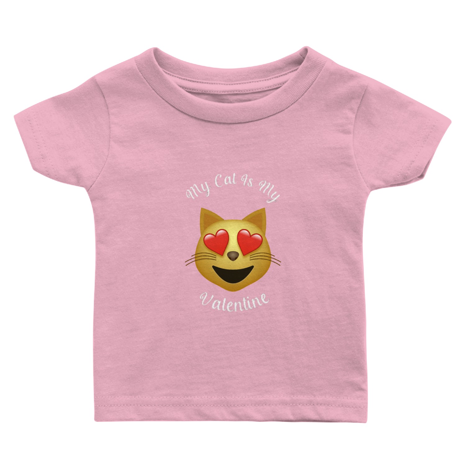 My Cat Is My Valentine Baby T Shirts