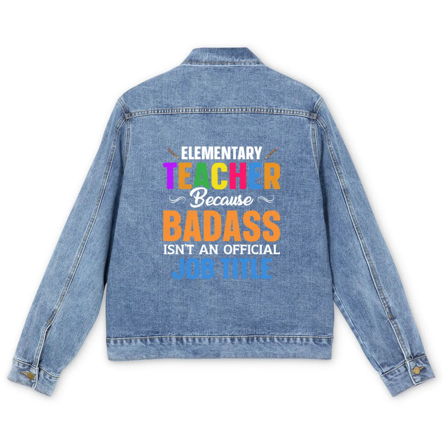 Siddikur Elementary School 25 Men's Denim Jackets