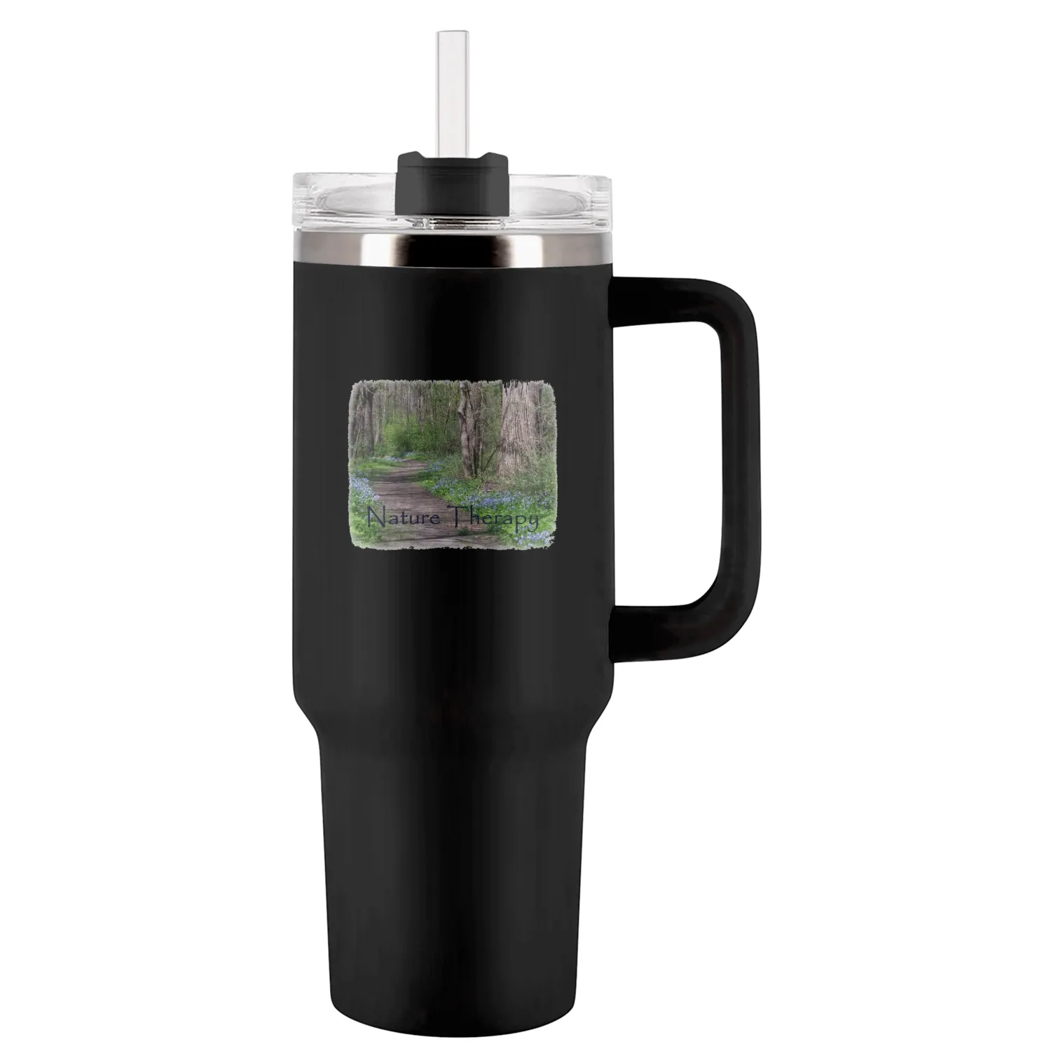 Nature Therapy Tumblers 40 Oz With Handle