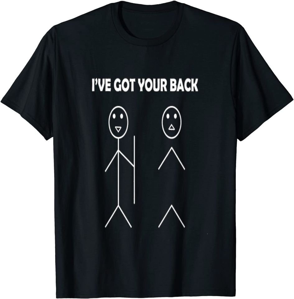 I Got Your Back Stick Figure Graphic Friendship
