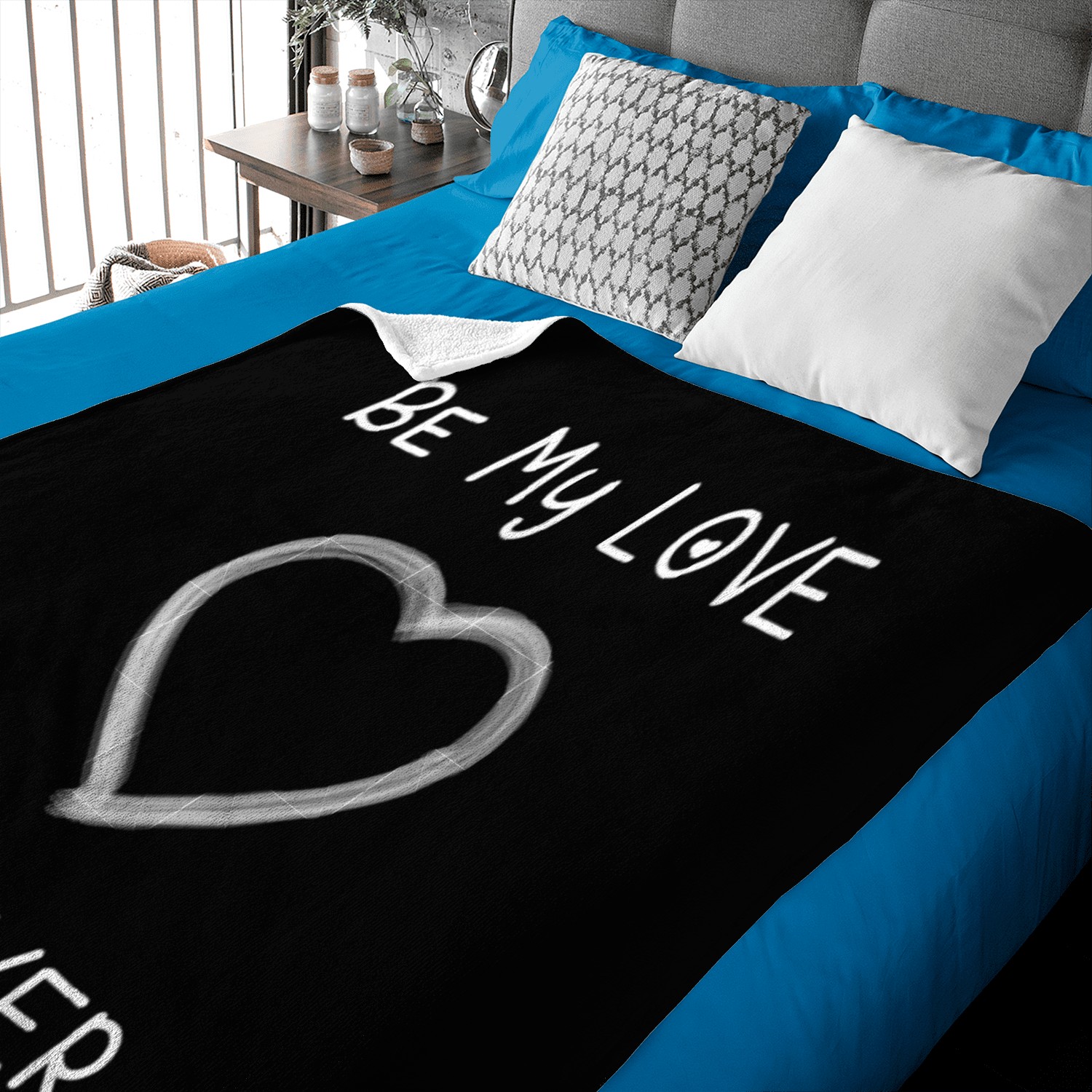 Be My Love Forever Baby Blankets