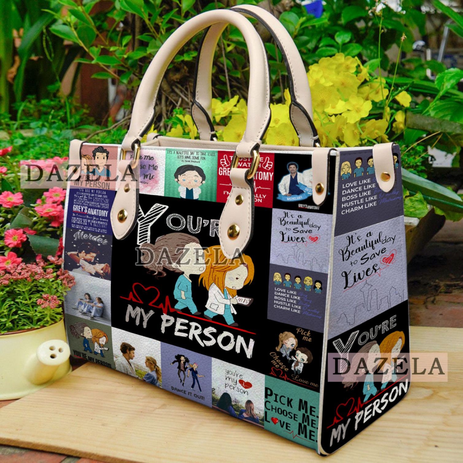 Grey's Anatomy Handbag, Grey's Anatomy Leather Bag