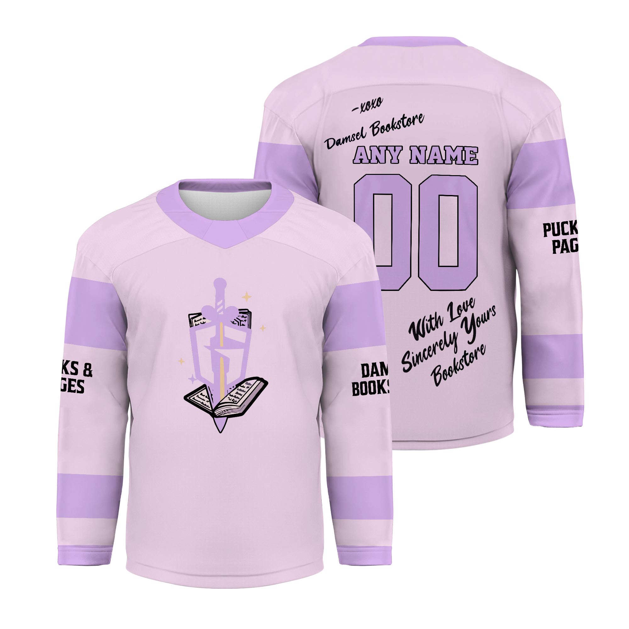 Atlanta Gladiators Pucks & Pages Night 2026 Personalized Hockey Jersey