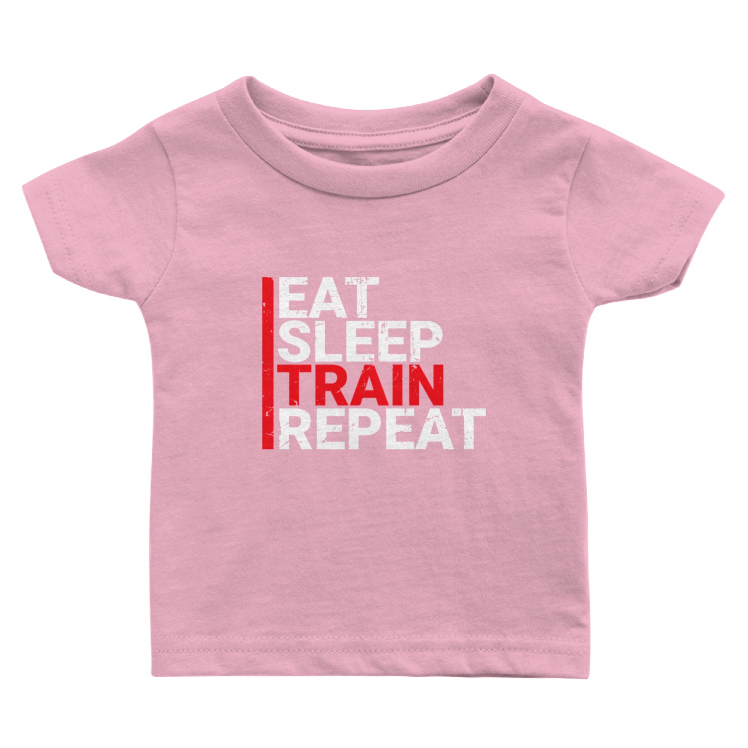 Eat Sleep Train Repeat Baby T Shirts