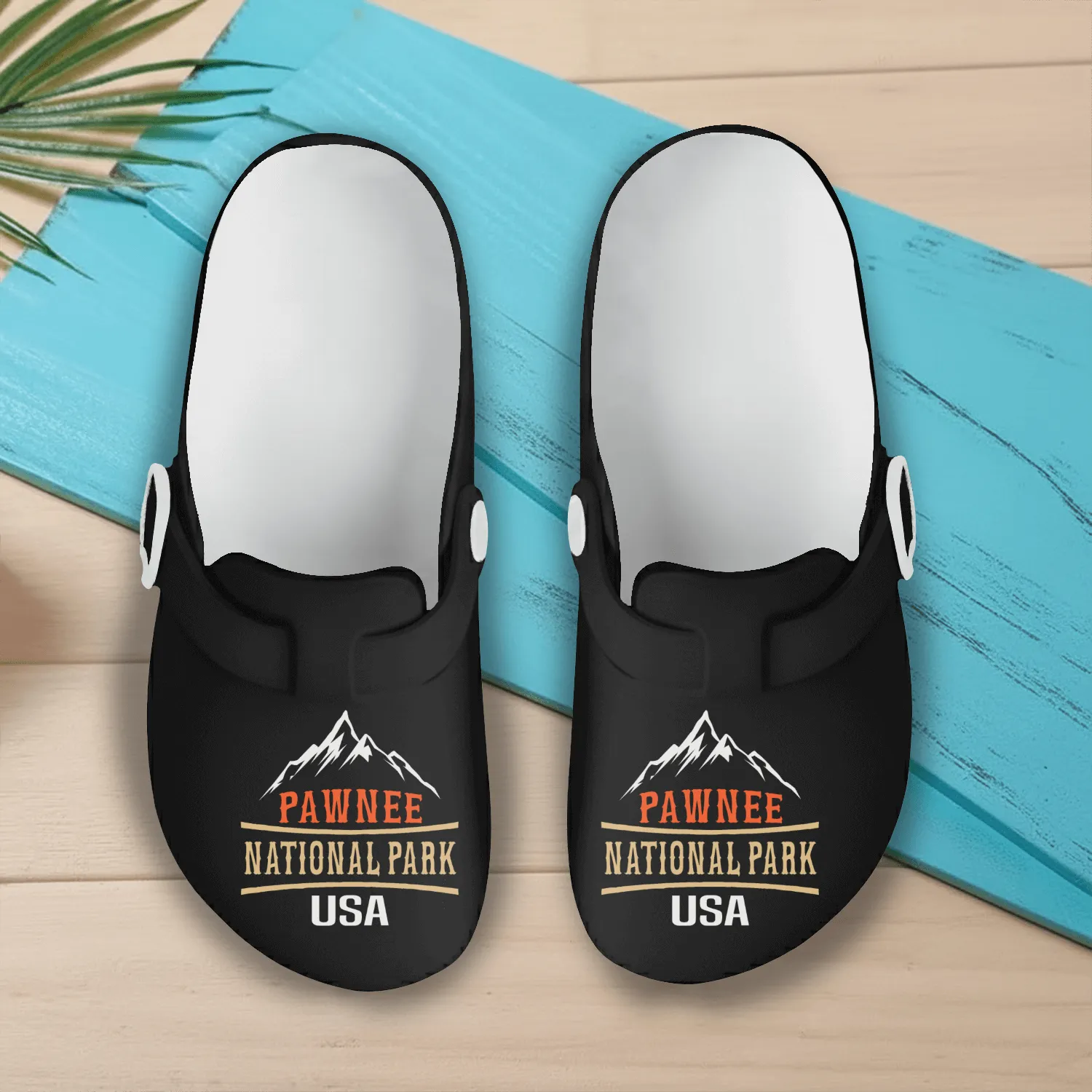 Pawnee National Park, national park lovers Slip On Clogs