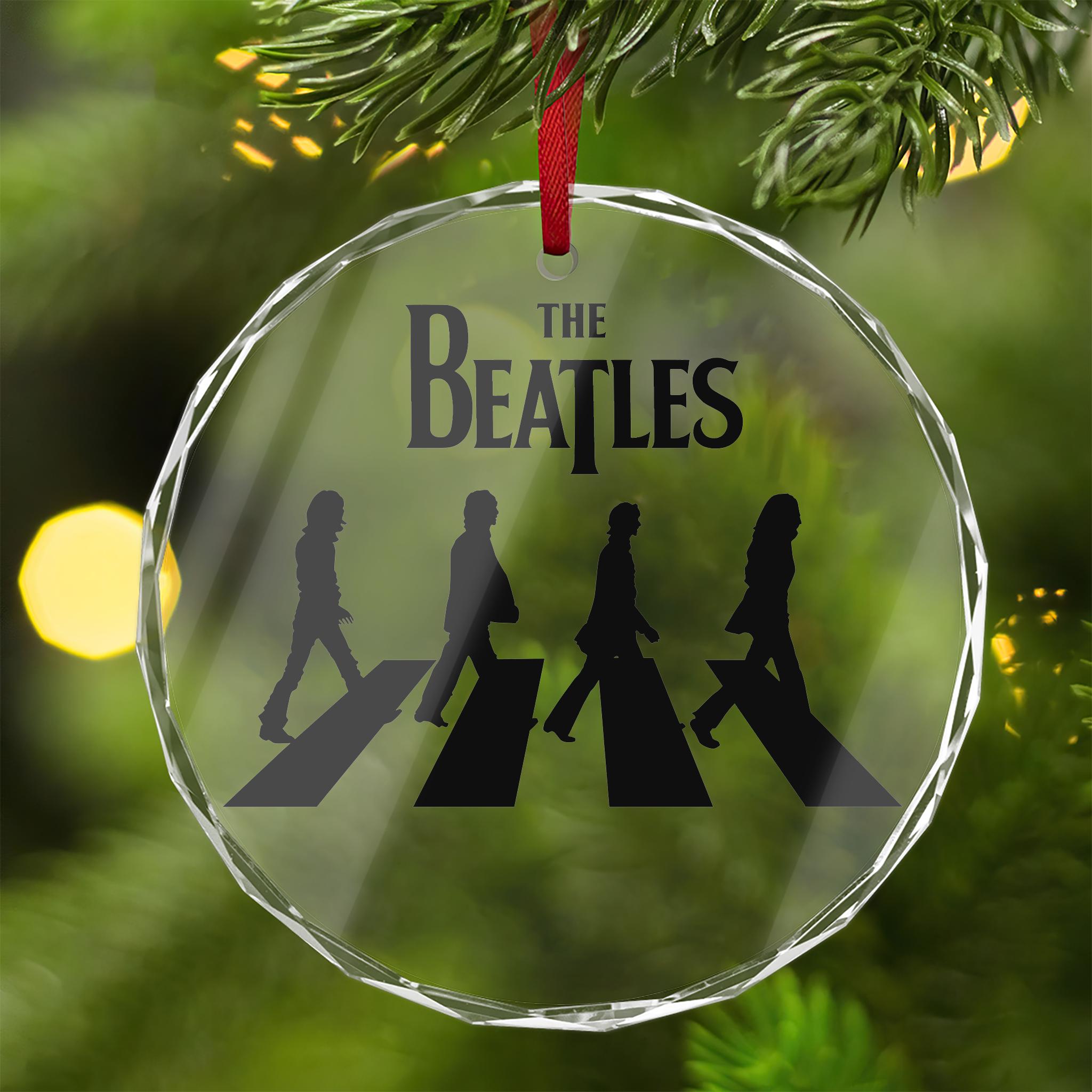 The Beatles Crystal Ornament | Music Gift | Exclusive Beatles Decoration | Christmas Ornament
