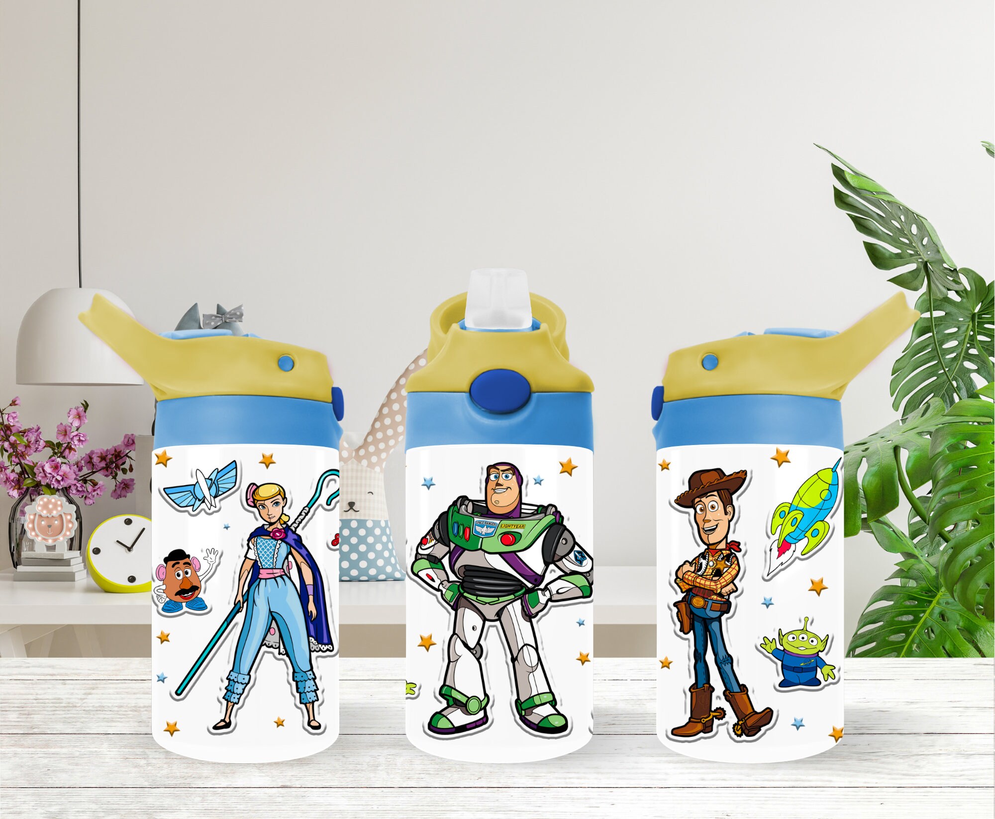 Toy Story 12oz Kids Flip Top Water Bottle