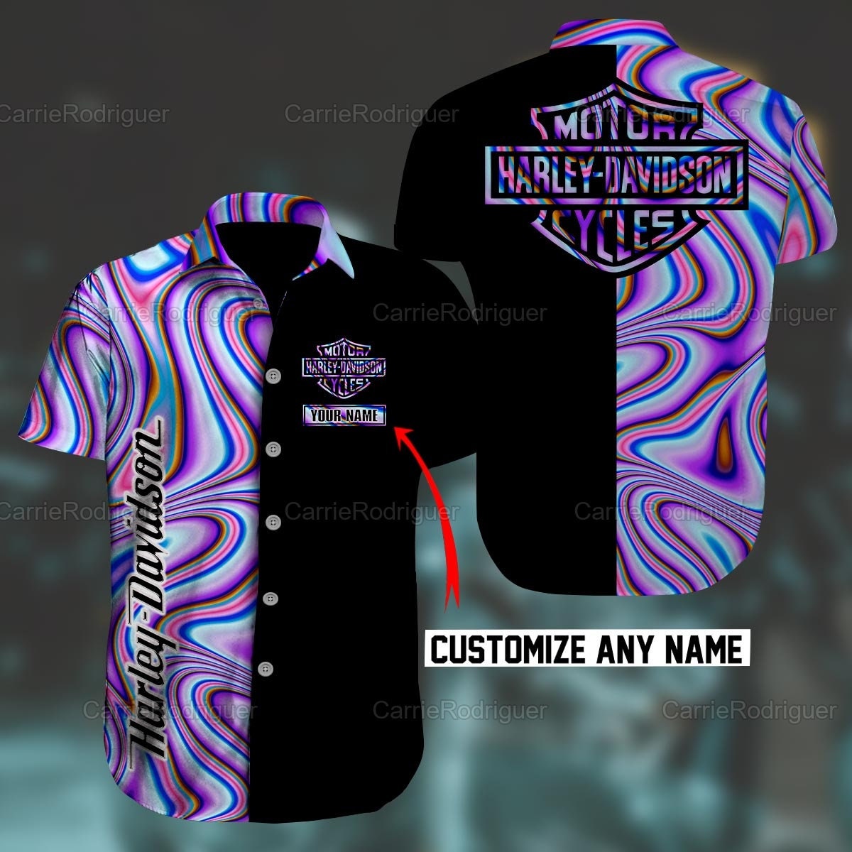 Motorcycles Shirt , H davidson Motorcycles Personalized Hawaiian Shirt