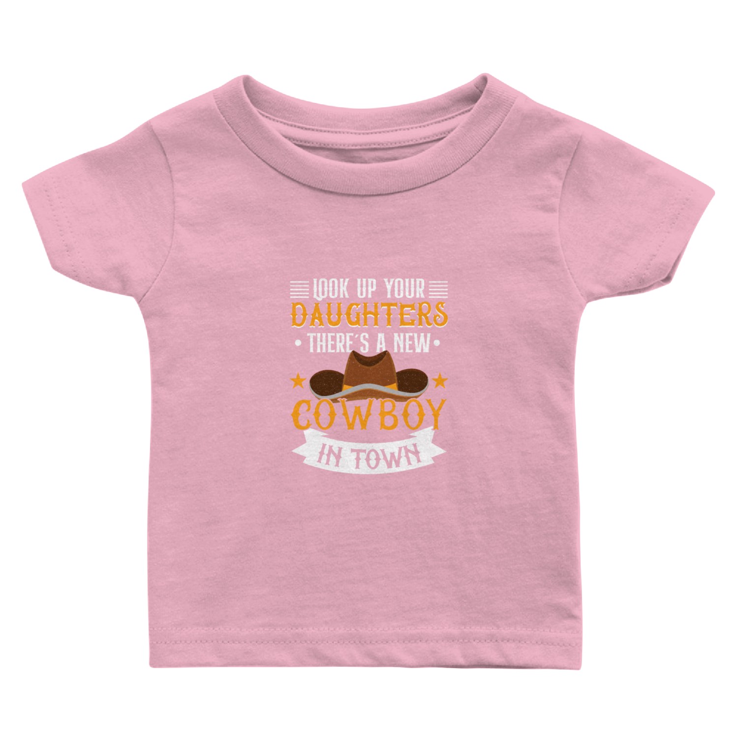 Cowboy Barn Bull Rider Rodeo Country Western Movie Baby T Shirts