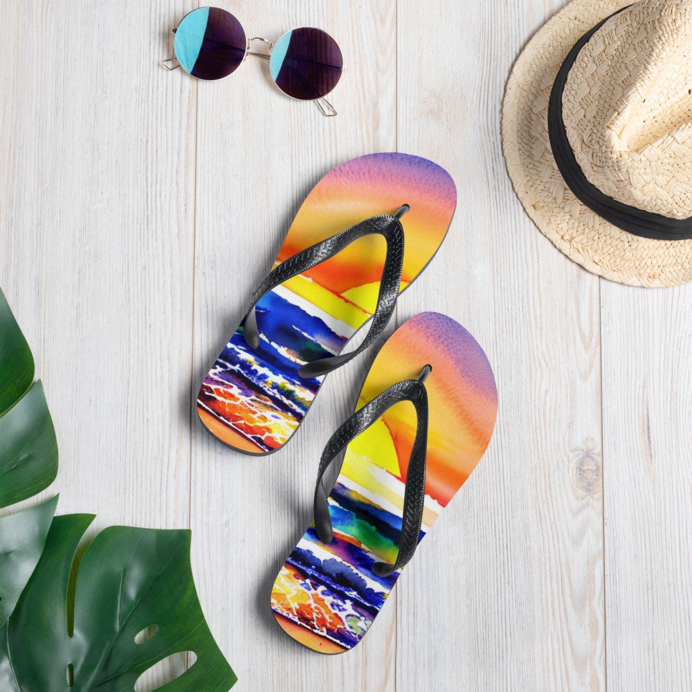 Tropical Escape - Design Beach Flip Flops