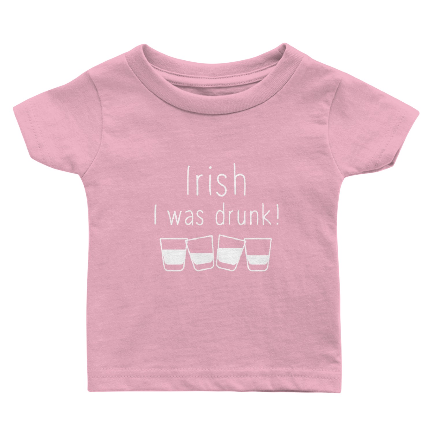 Irish I Was Drunk Baby T Shirts