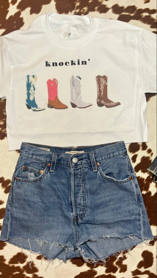 Knockin Boots Crop Top