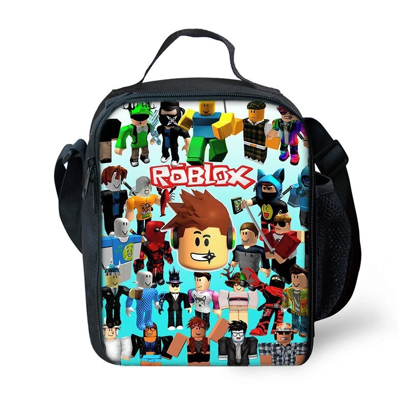 Roblox Kids Lunch Bag, School Picnic Bag
