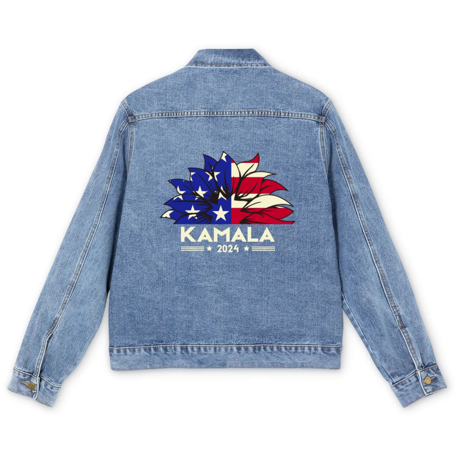 Kamala Harris For President 2024 Men's Denim Jackets