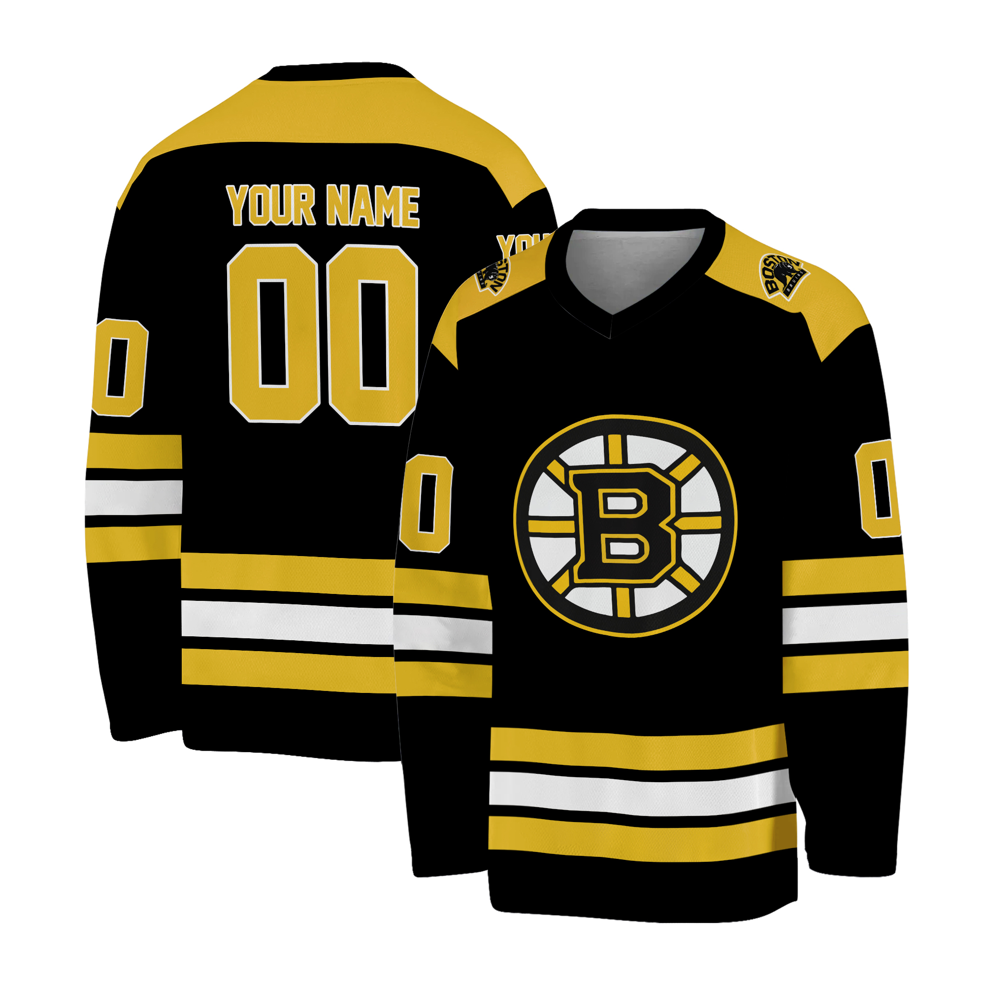 Personalized Boston Ice Hockey Jersey, Game Day Jersey For Men Women With Your Custom, Brad Marchand, Milan Lucic Fan Jersey