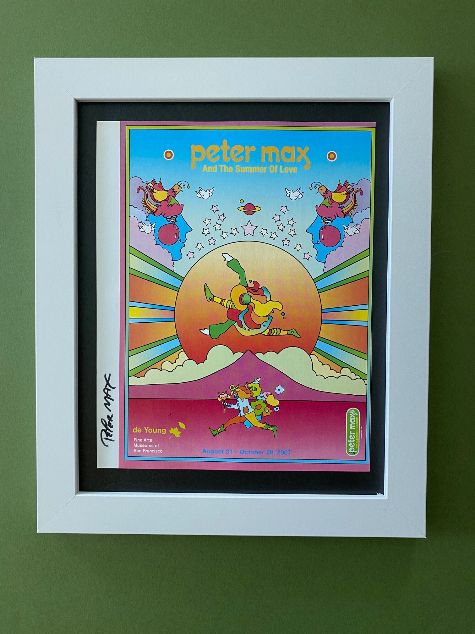 Peter Max + Beautiful Signed Poster