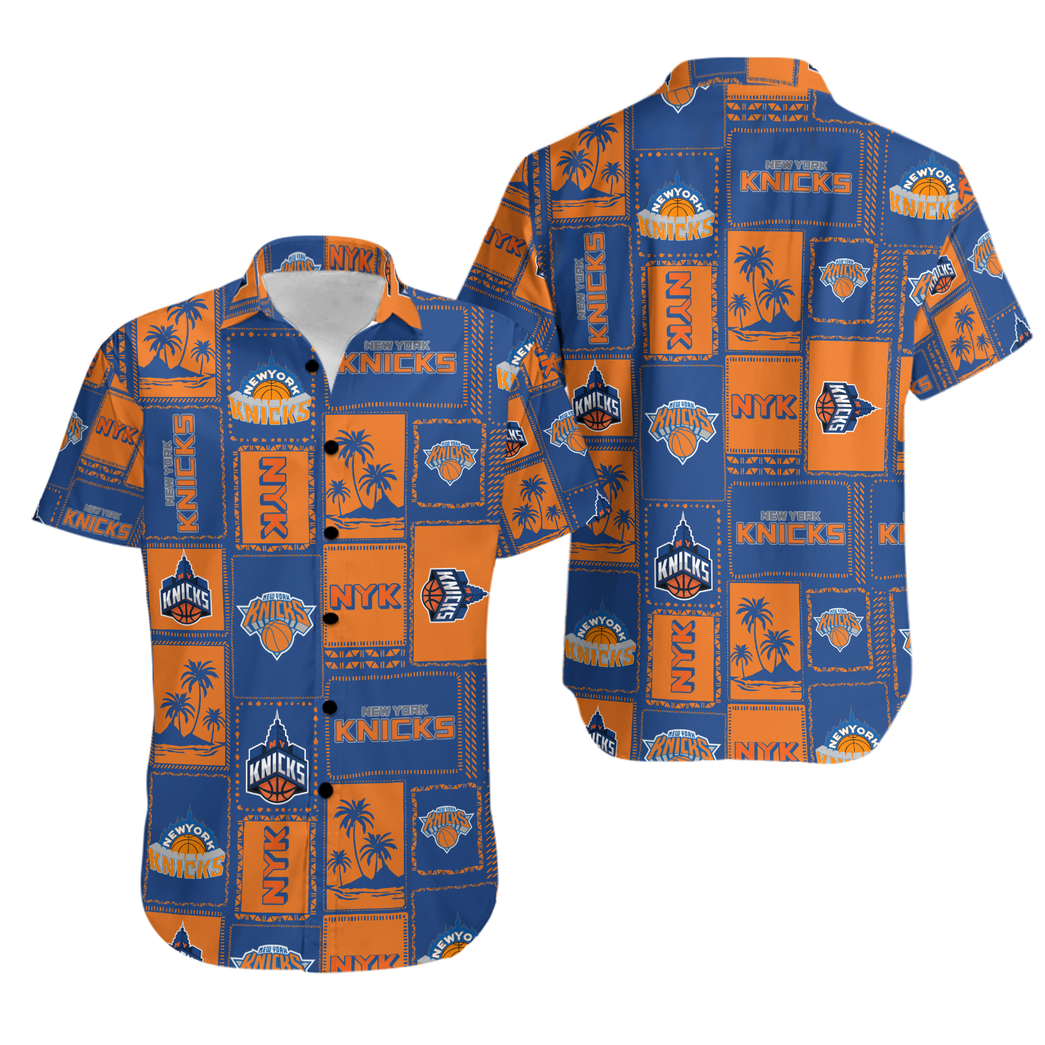 New York Basketball Team Knickss Hawaiian Button Down Shirt