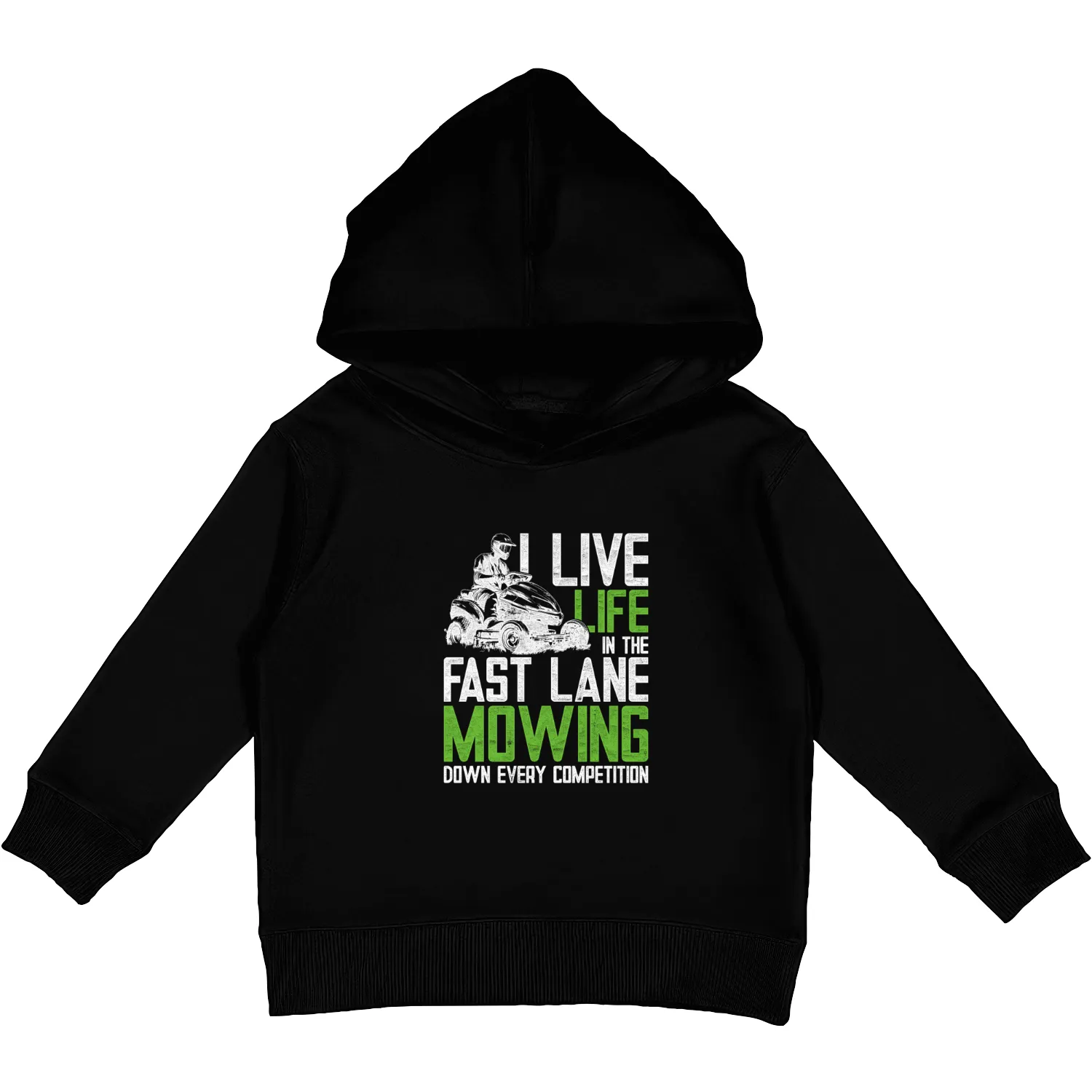 Lawn Mower Racing Lawnmower Kids Pullover Hoodies