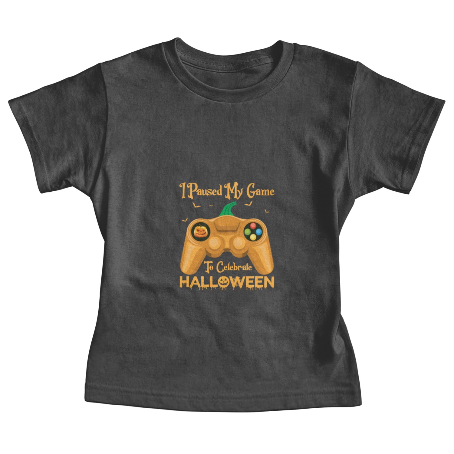 I Paused My Game To Celebrate Halloween pumpkin Baby Tees