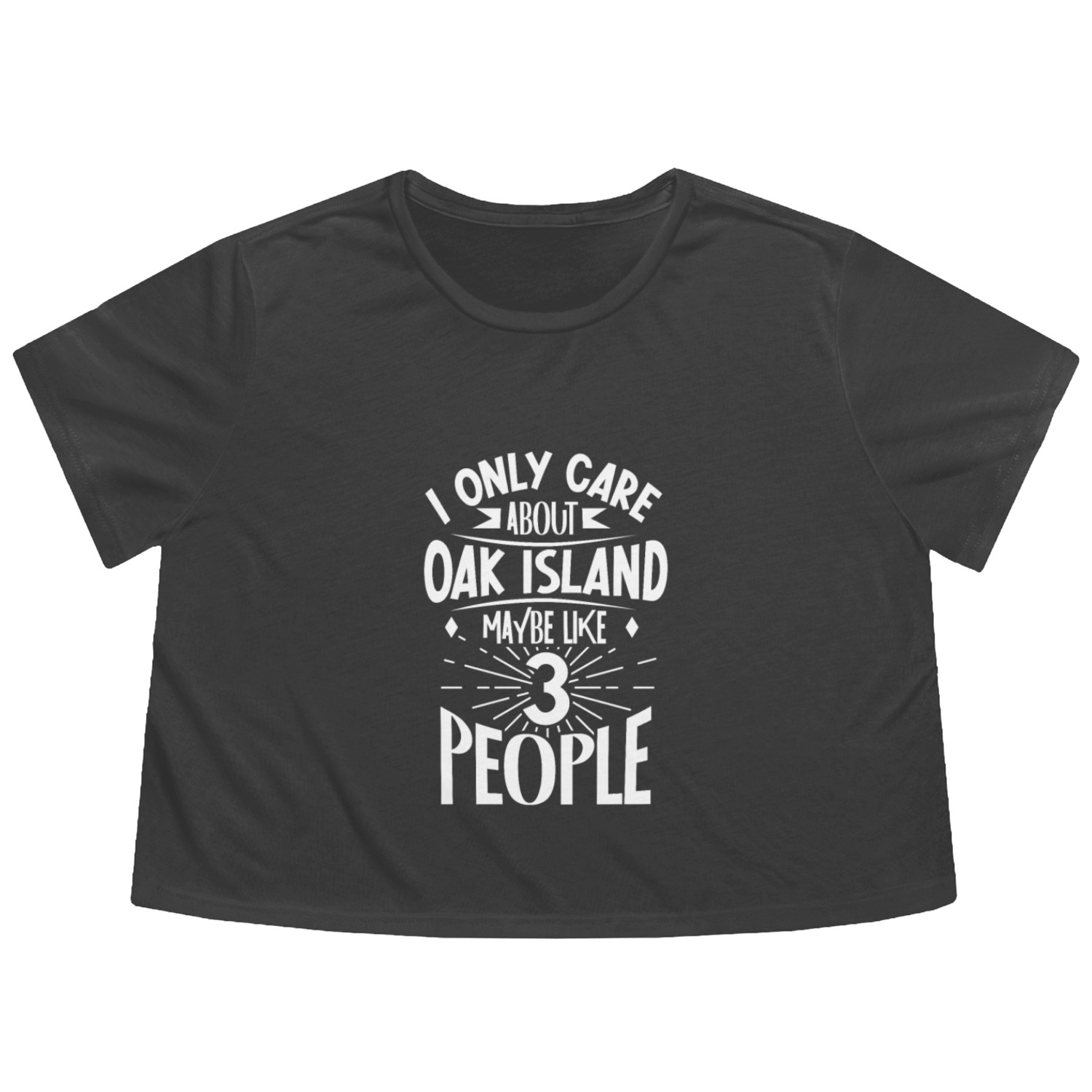 Oak Island / Treasure Hunting Oak Island Mystery Flowy Cropped Tees