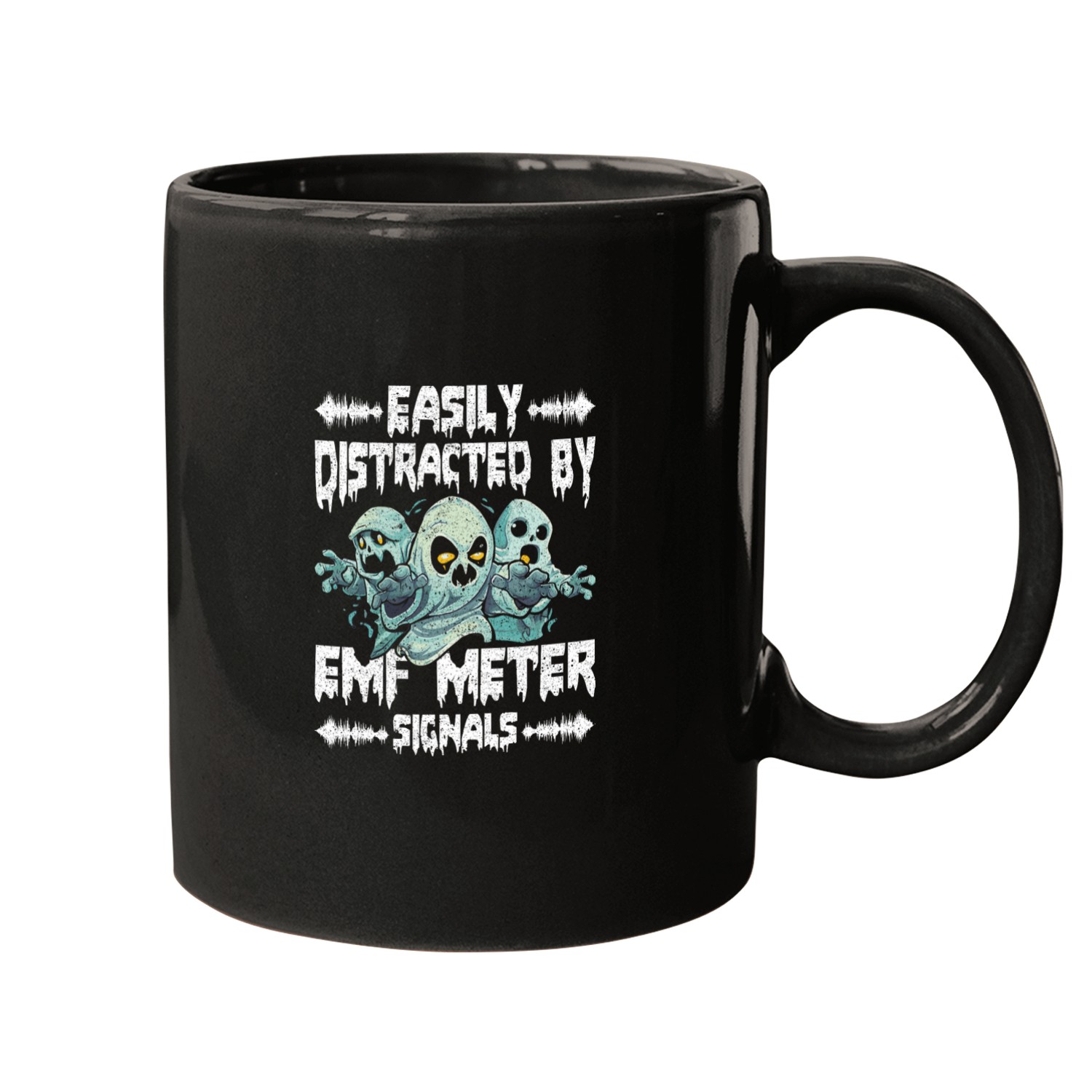 ghosts Hunting Easily Distracted By Emf Meter Signals Mugs