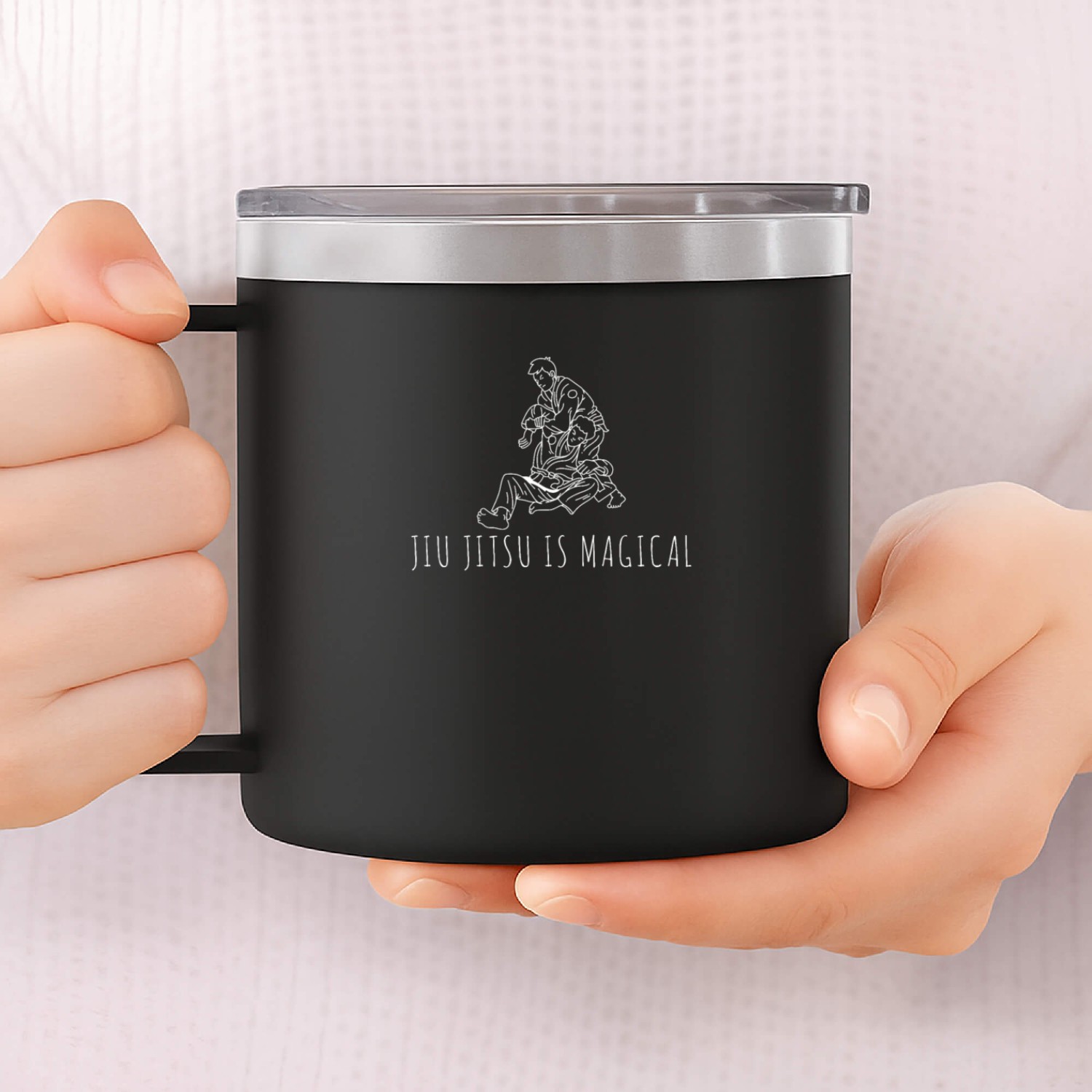 Jiu Jitsu Is Magical BJJ JiuJitsu Brazilian Jiu-Ji 14oz Stainless Steel Tumblers