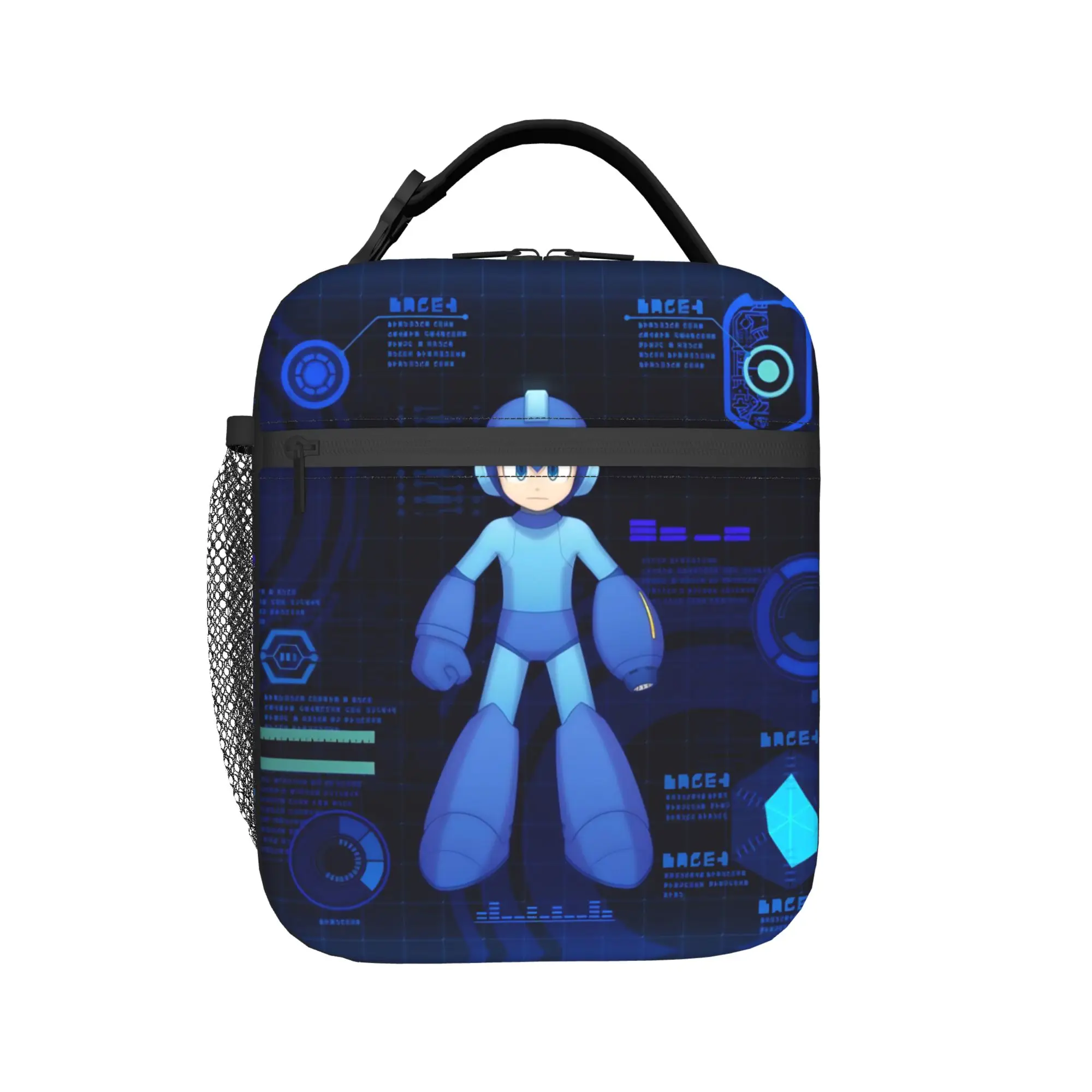 Mega man Accessories Insulated Lunch Bags For Travel Storage Food Boxes Portable Cooler Thermal Lunch Boxes