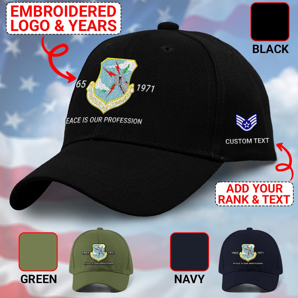 Strategic Air Command Print Baseball Cap