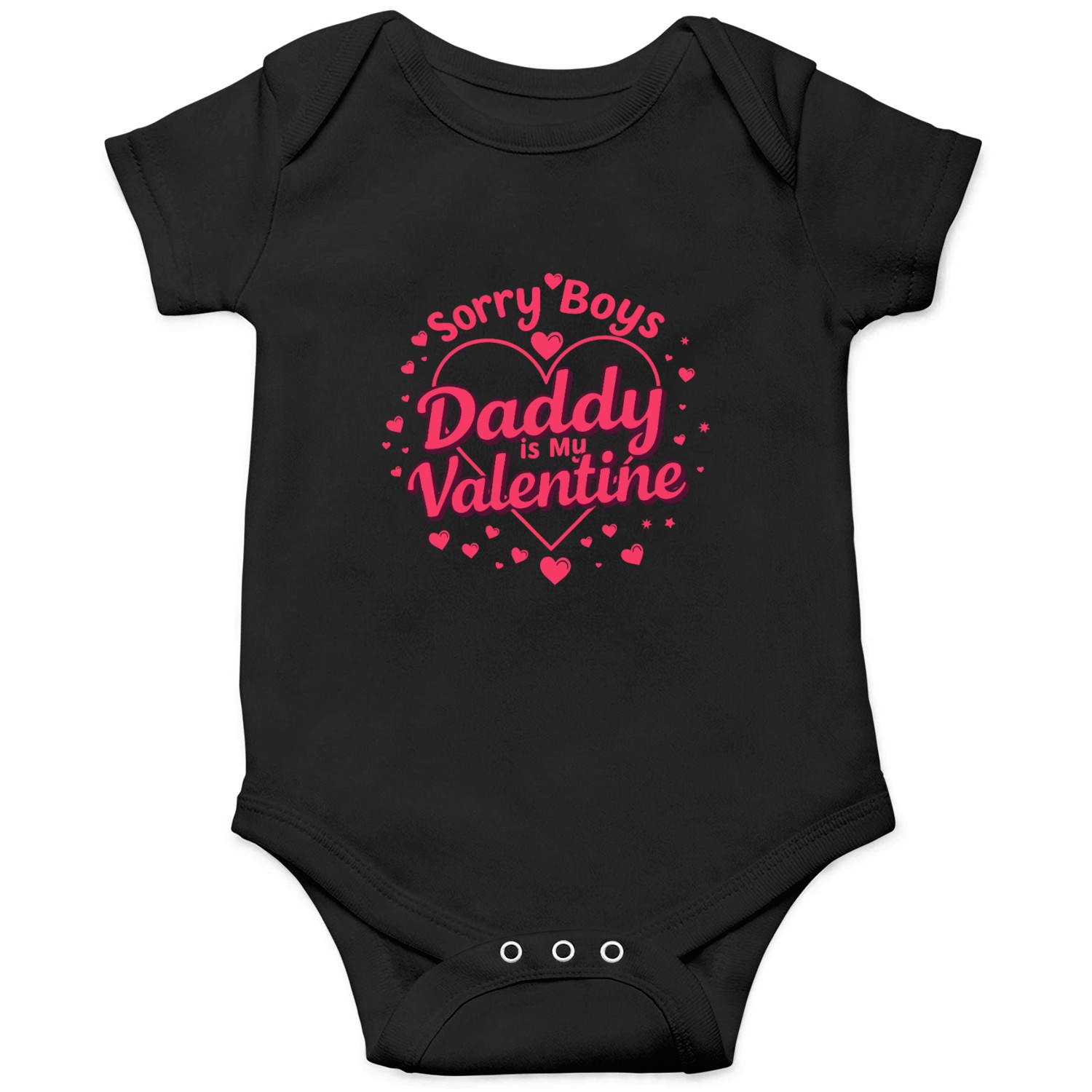 Sorry Boys, Daddy Is My Valentine - Cute Kids Vale Onesies