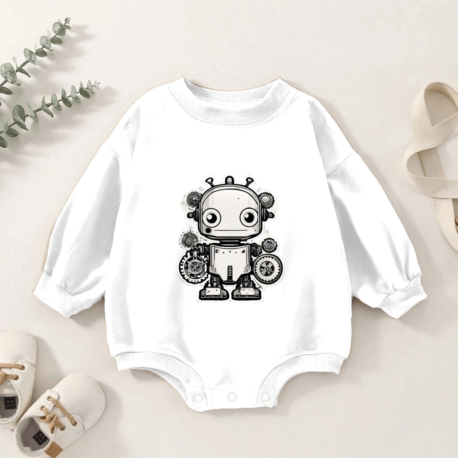 robotan Baby Romper Sweatshirts