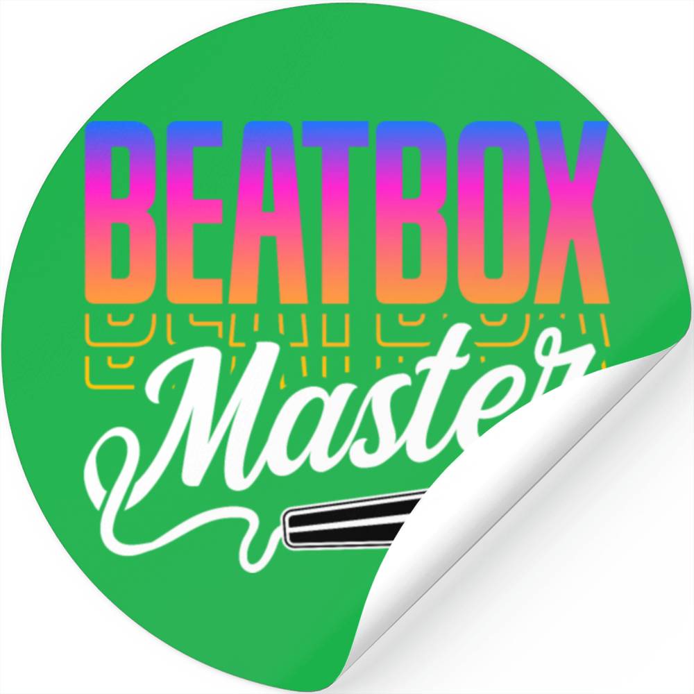 Beatbox Master Beatboxer Mic Vocal Percussion Beat Stickers