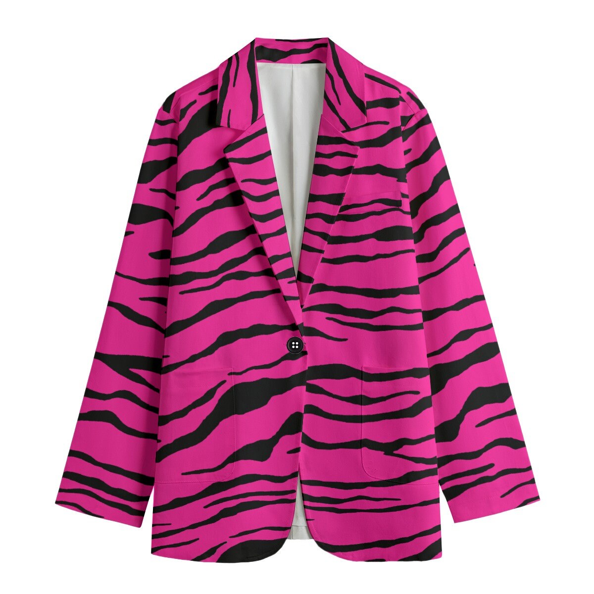 Women's Leisure Blazer, Zebra Blazer, Zebra print blazer, Zebra jacket, Zebra print jacket, animal's print, safari animals, party animals