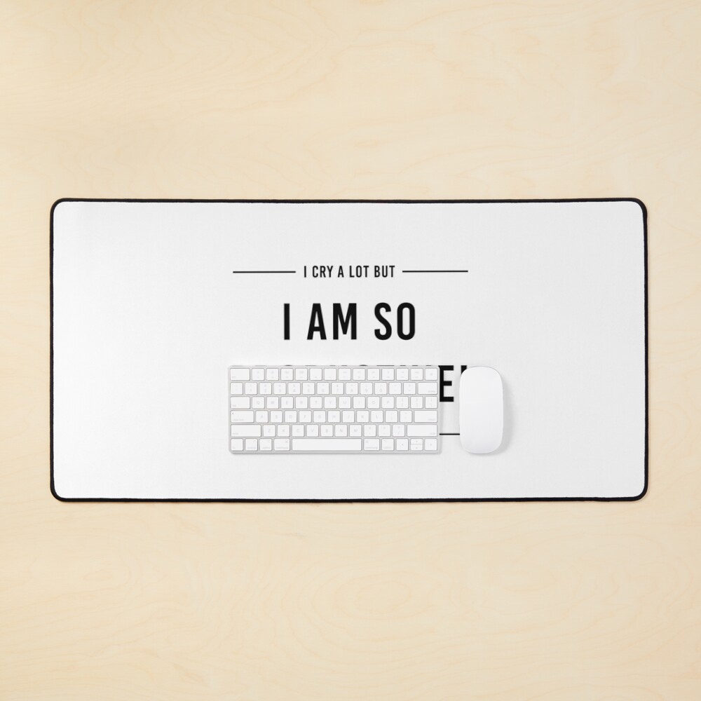 TTPD - I Cry a Lot But I Am So Productive Desk Mat