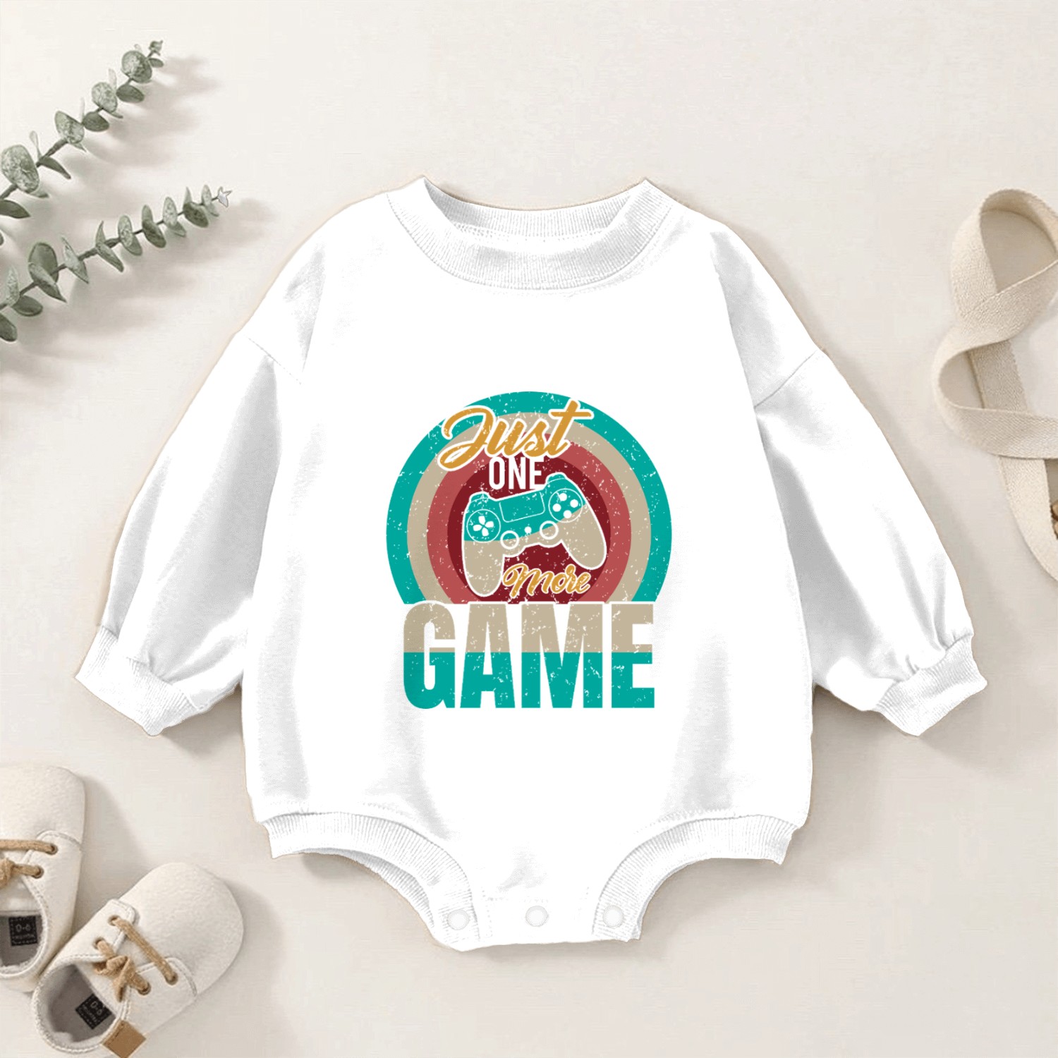 Baby Romper Sweatshirts just on game 01