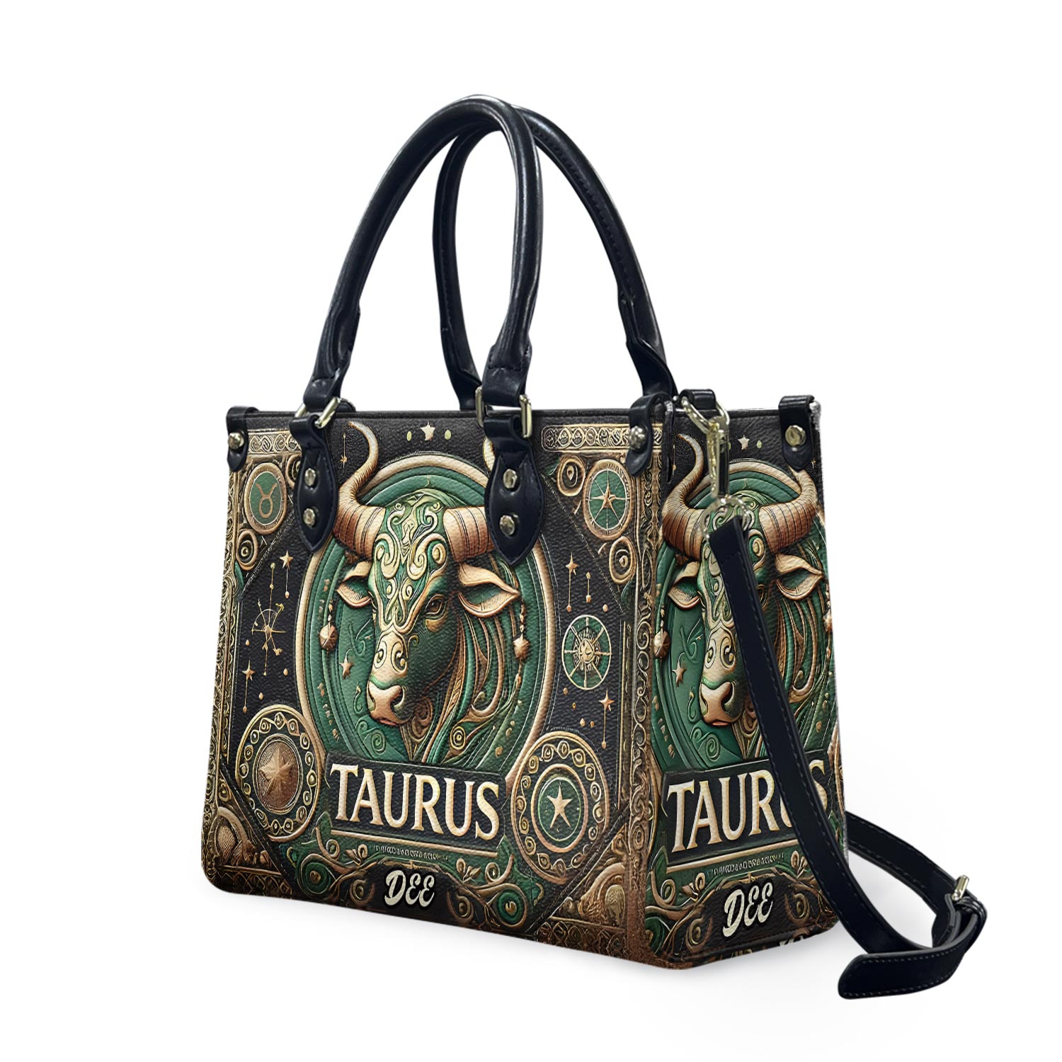 Taurus Zodiac Leather Handbag, Women Leather Bag Gift